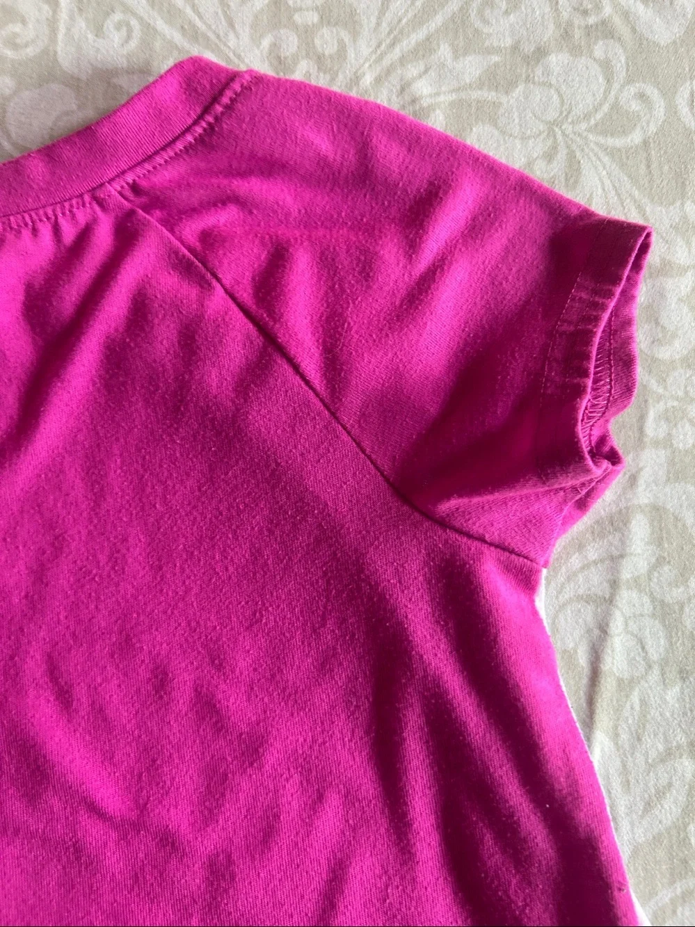 Disney Pink and White Minnie Mouse Pajama Set
